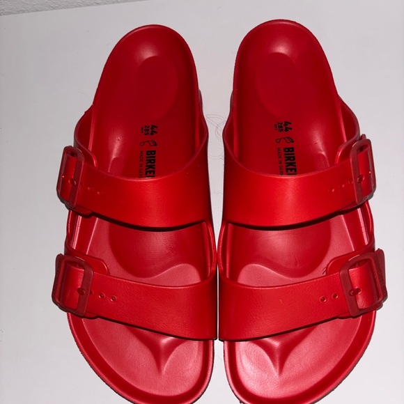 Birkenstock Red Men's Sandals 11 - Picture 2 of 5